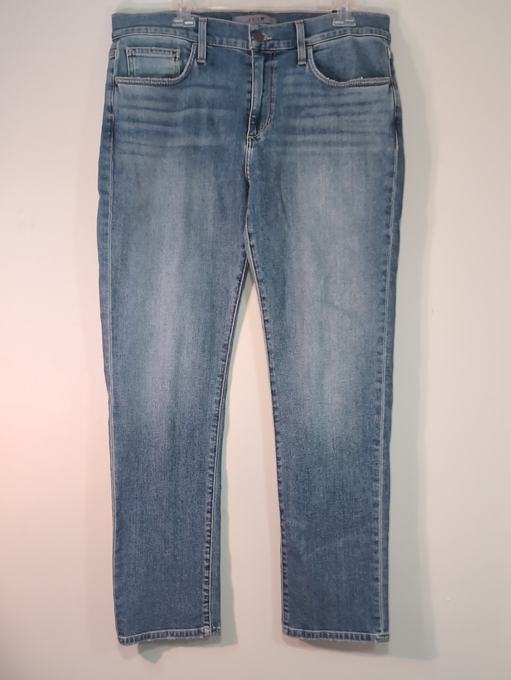 Joe's Jeans Slim Straight Light Blue Denim 34 x 32
